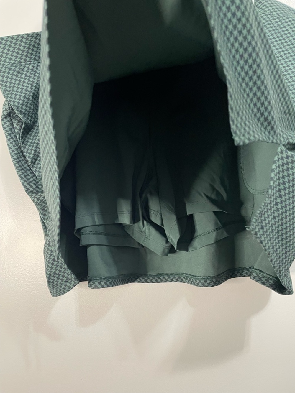 all in motion Green Houndstooth Athletic Skort - Picture 4 of 6